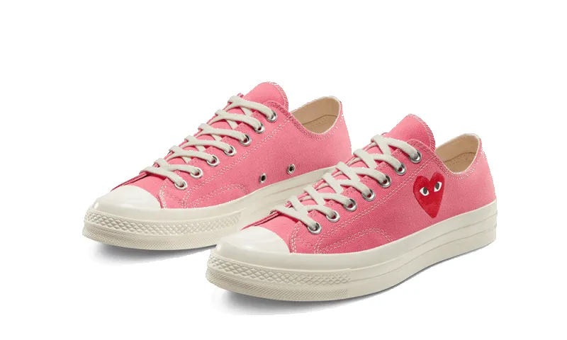 Converse Chuck Taylor All-Star 70s Ox Comme des Garçons PLAY Bright Pink sold by Addict Sneakers product image thumbnail 2