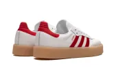Adidas Sambae White Better Scarlet Gum sold by Addict Sneakers