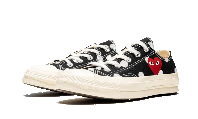 Converse Chuck Taylor All-Star 70s Ox Comme des Garçons PLAY Polka Dot Black sold by Addict Sneakers product image thumbnail 2
