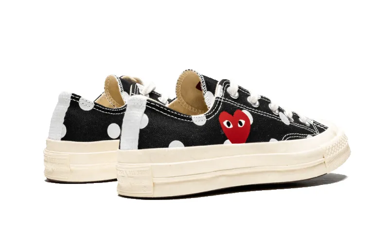 Converse Chuck Taylor All-Star 70s Ox Comme des Garçons PLAY Polka Dot Black sold by Addict Sneakers product image thumbnail 3