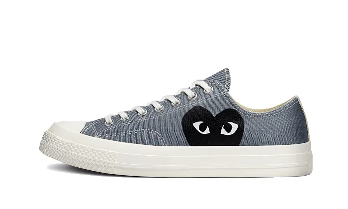 Converse Chuck Taylor All-Star 70s Ox Comme des Garçons PLAY Steel Grey sold by Addict Sneakers