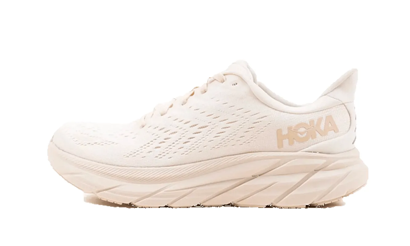 Hoka Clifton 8 Eggnog Shifting Sand sold by Addict Sneakers