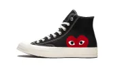 Converse Chuck Taylor All-Star 70s Hi Comme des Garçons PLAY Black sold by Addict Sneakers