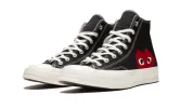 Converse Chuck Taylor All-Star 70s Hi Comme des Garçons PLAY Black sold by Addict Sneakers