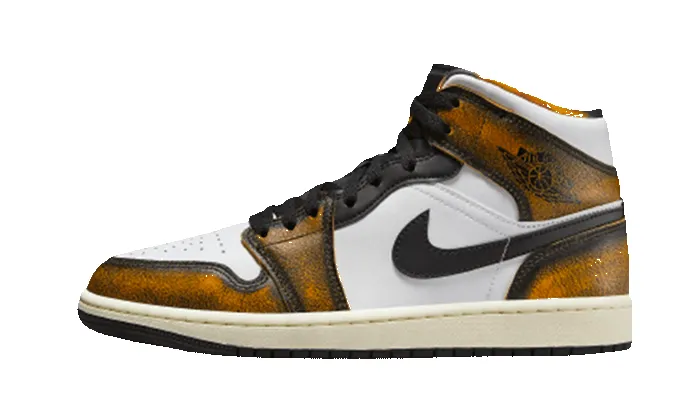 Air Jordan 1 Mid SE Orange Wear-Away sold by Addict Sneakers