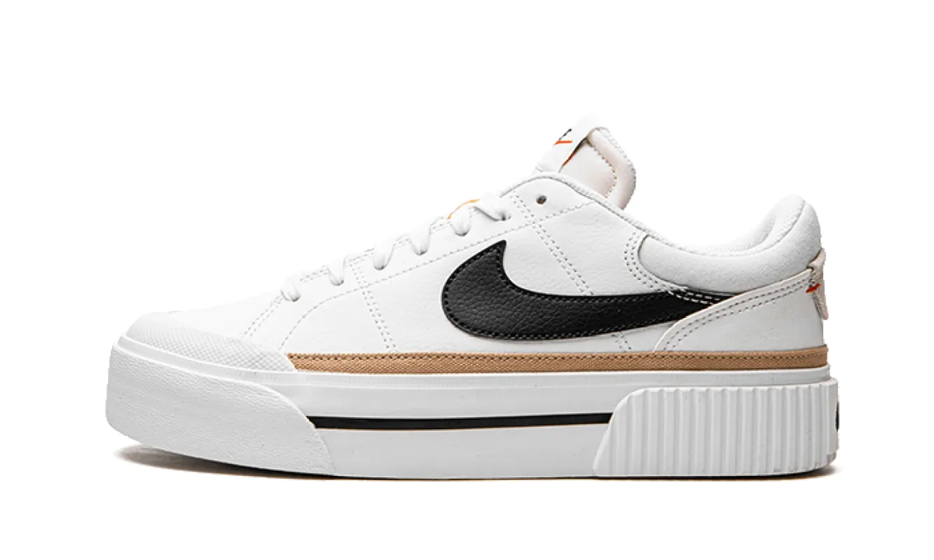 Nike Court Legacy Lift White Black sold by Addict Sneakers
