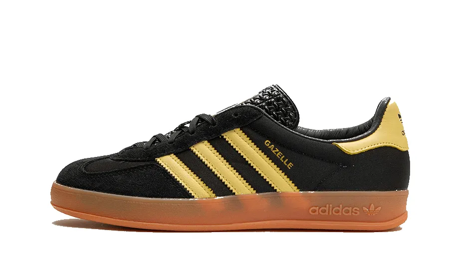 Adidas Gazelle Indoor Core Black Almost Yellow sold by Addict Sneakers