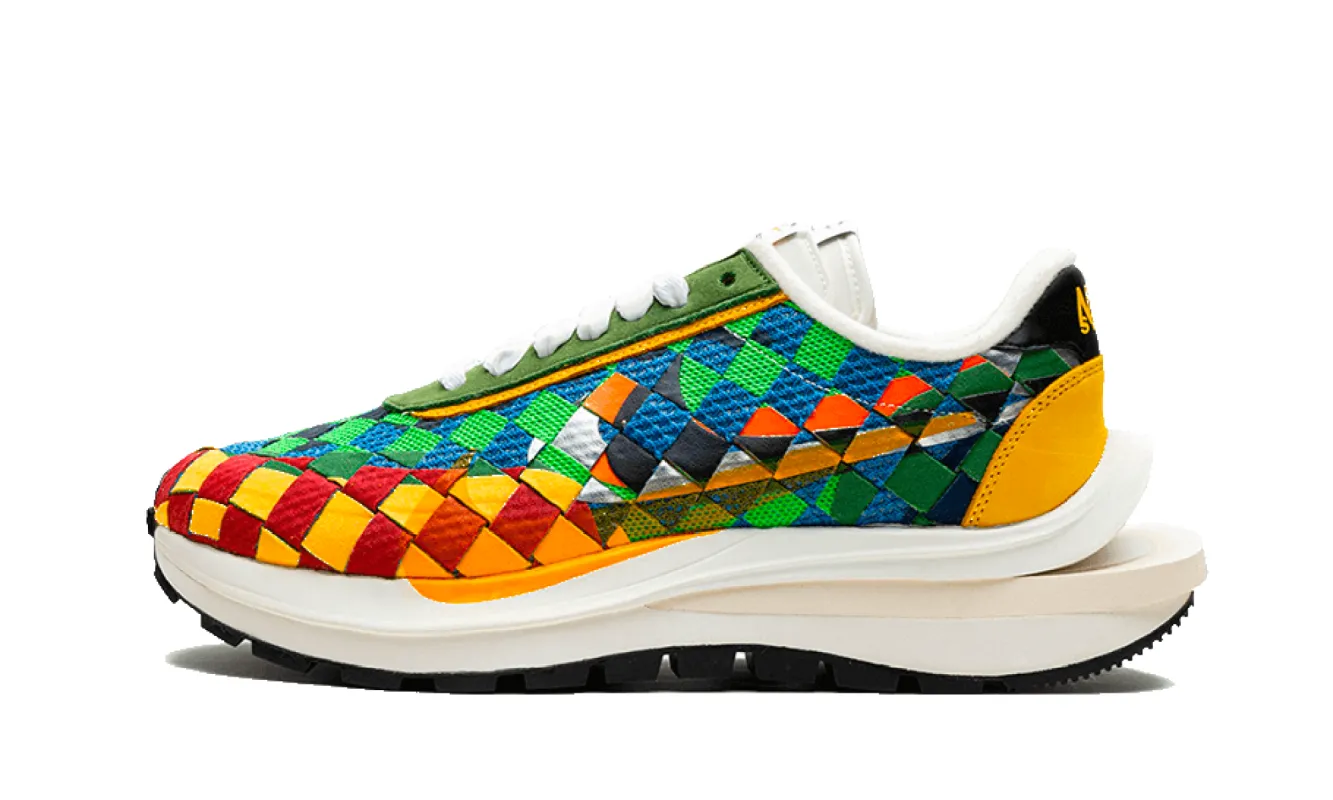 Nike Vaporwaffle Woven Sacai Jean Paul Gaultier Green Gusto sold by Addict Sneakers