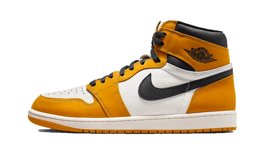 Air Jordan 1 Retro High OG Yellow Ochre sold by Addict Sneakers