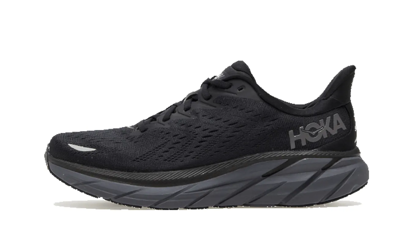 Hoka Clifton 8 Black sold by Addict Sneakers