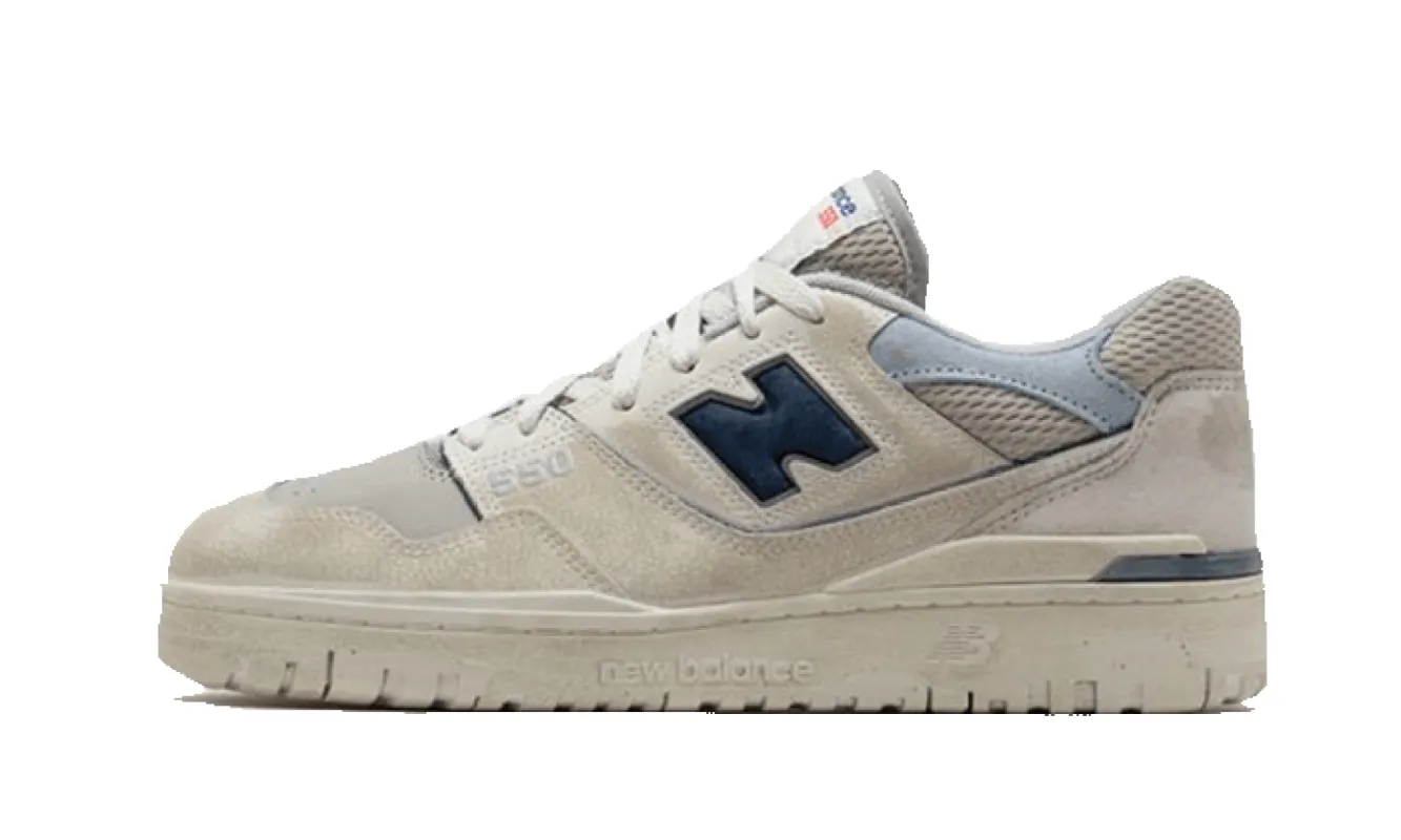 New Balance 550 Distressed Nimbus Cloud Navy made by New Balance