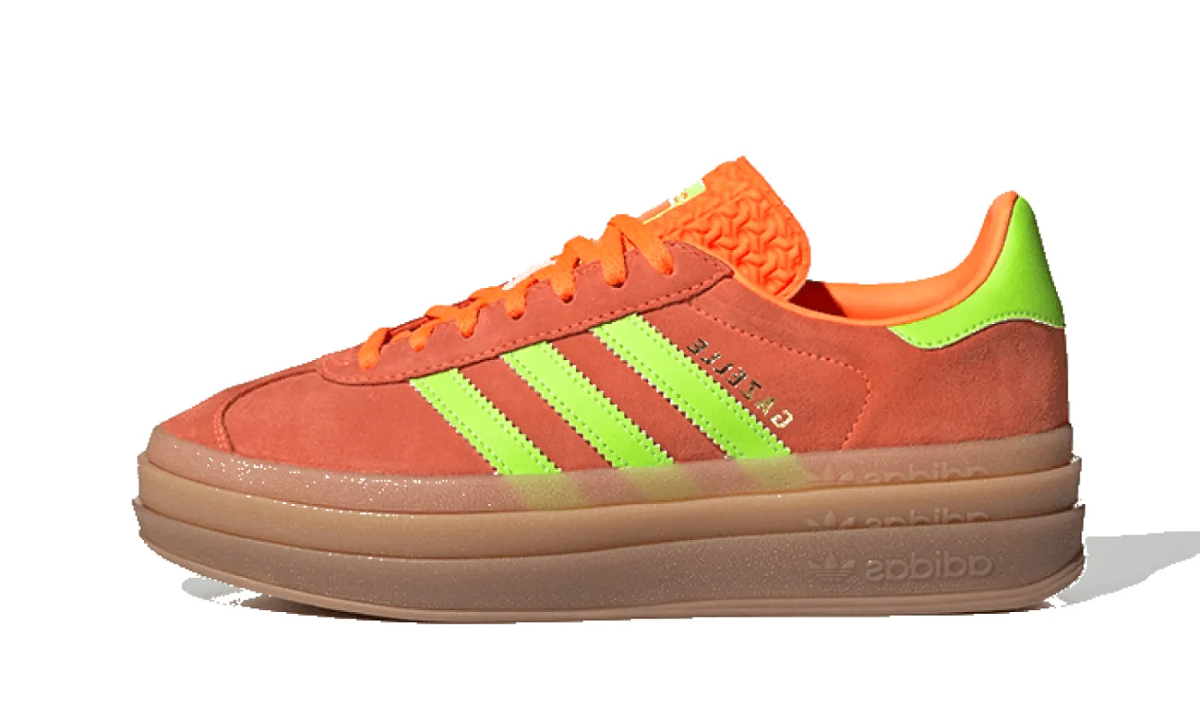 Adidas Gazelle Bold Solar Orange Solar Green sold by Addict Sneakers