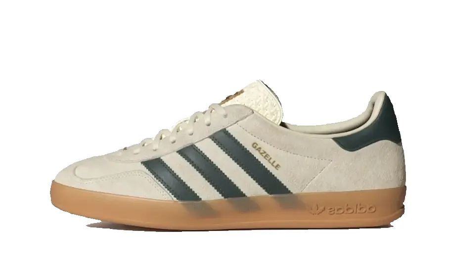 Adidas Gazelle Indoor Cream White Collegiate Green Gum sold by Addict Sneakers