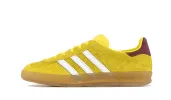 Adidas Gazelle Indoor Bright Yellow Burgundy sold by Addict Sneakers