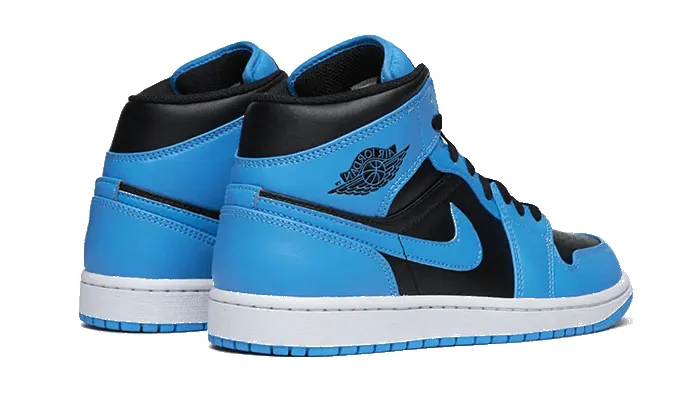 Air Jordan 1 Mid University Blue Black sold by Addict Sneakers product image thumbnail 3