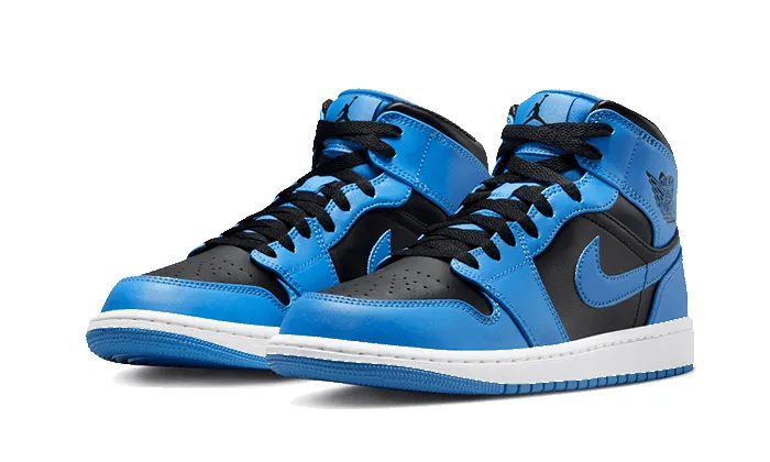 Air Jordan 1 Mid University Blue Black sold by Addict Sneakers product image thumbnail 2
