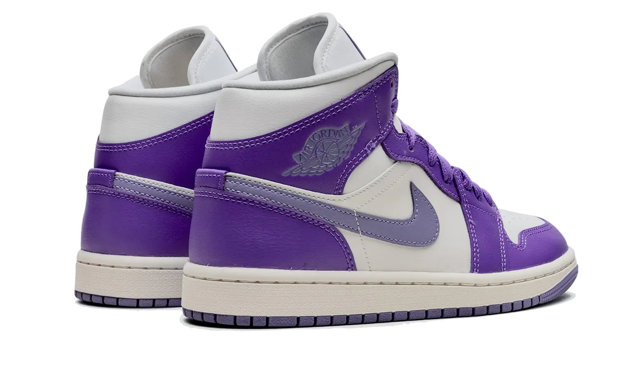 Air Jordan 1 Mid Action Grape sold by Addict Sneakers product image thumbnail 3