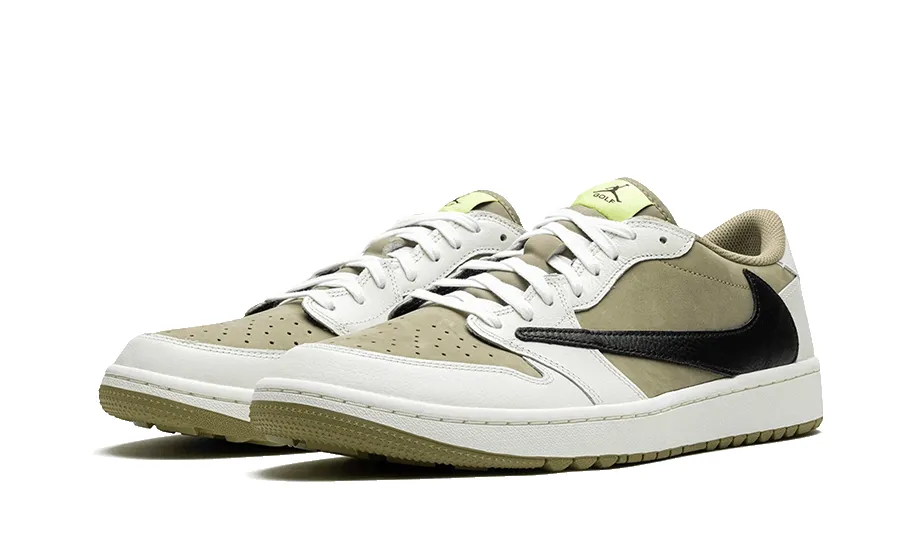 Air Jordan 1 Retro Low Golf Travis Scott Neutral Olive sold by Addict Sneakers product image thumbnail 2