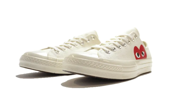 Converse Chuck Taylor All-Star 70s Ox Comme des Garçons PLAY White sold by Addict Sneakers product image thumbnail 2
