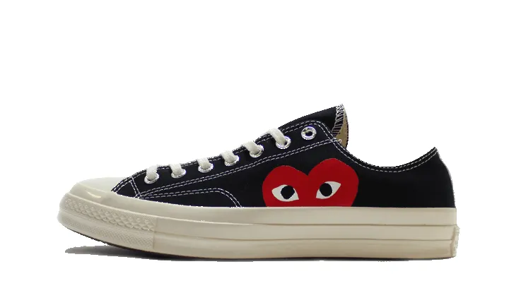 Converse Chuck Taylor All-Star 70s Ox Comme des Garçons PLAY Black sold by Addict Sneakers