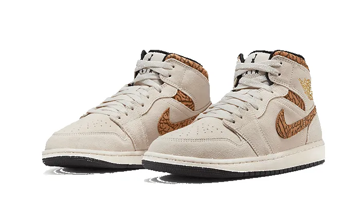 Air Jordan 1 Mid SE Brown Elephant sold by Addict Sneakers product image thumbnail 2