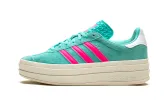 Adidas Gazelle Bold Flash Aqua Lucid Pink sold by Addict Sneakers