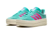 Adidas Gazelle Bold Flash Aqua Lucid Pink sold by Addict Sneakers