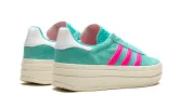 Adidas Gazelle Bold Flash Aqua Lucid Pink sold by Addict Sneakers