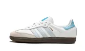 Adidas Samba OG Core White Halo Blue sold by Addict Sneakers