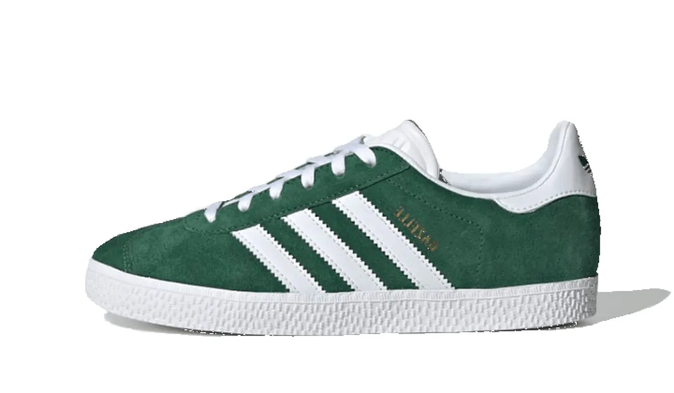 Adidas Gazelle Junior Dark Green White sold by Addict Sneakers