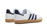 Adidas Samba OG Cloud White Night Indigo Gum sold by Addict Sneakers