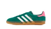 Adidas Gazelle Indoor Collegiate Green Lucid Pink sold by Addict Sneakers