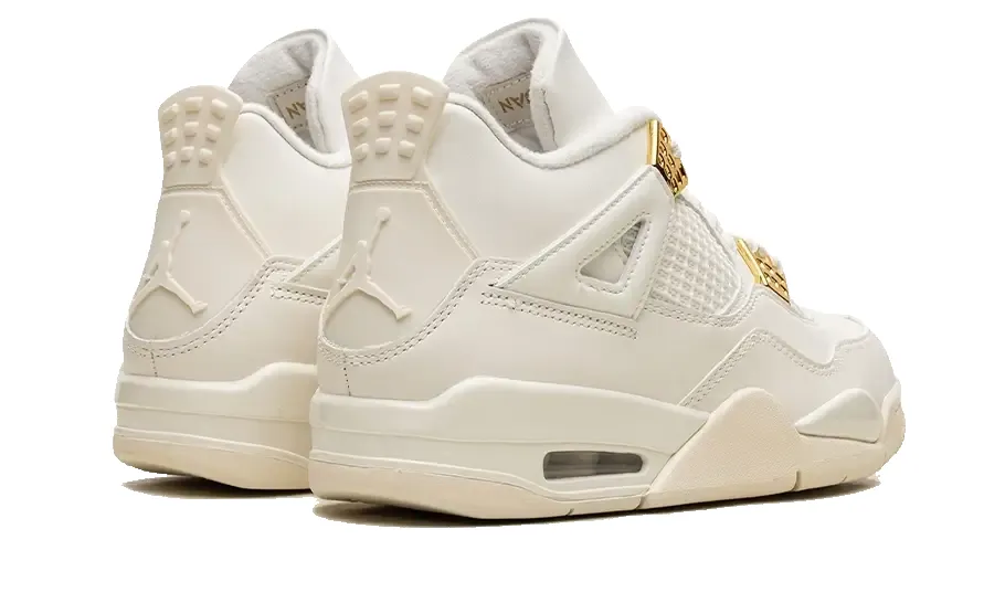 Air Jordan 4 Sail Metallic Gold sold by Addict Sneakers product image thumbnail 3