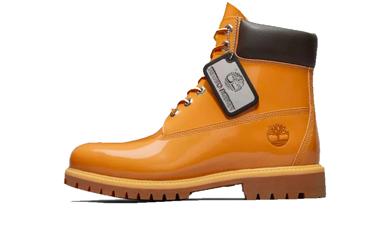 Timberland 6" Veneda Carter Patent Leather Boot Wheat Patent sold by Addict Sneakers