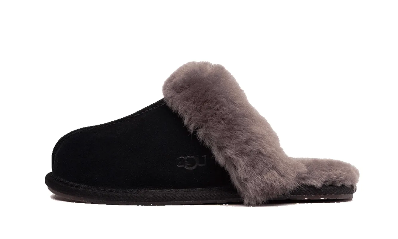 UGG Scuffette II Slipper Black Grey sold by Addict Sneakers