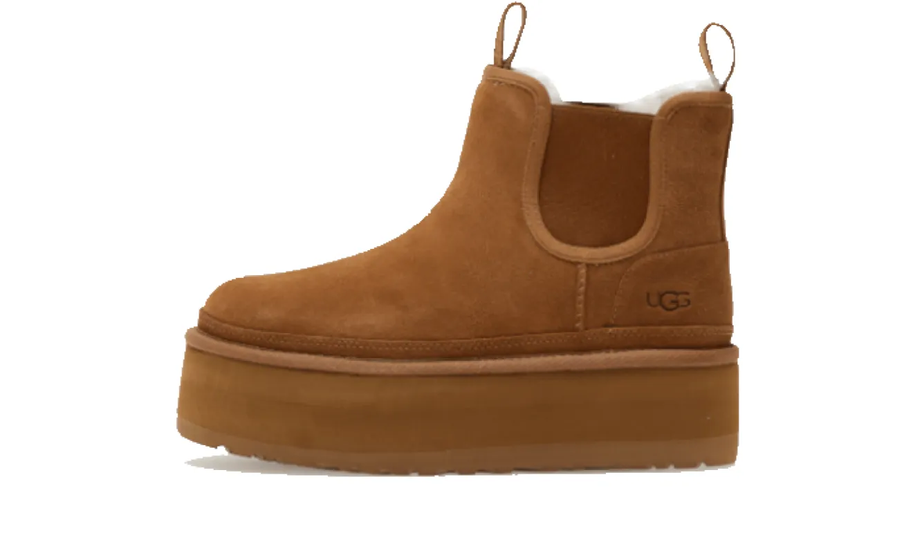 UGG Neumel Platform Chelsea Boot Chestnut sold by Addict Sneakers