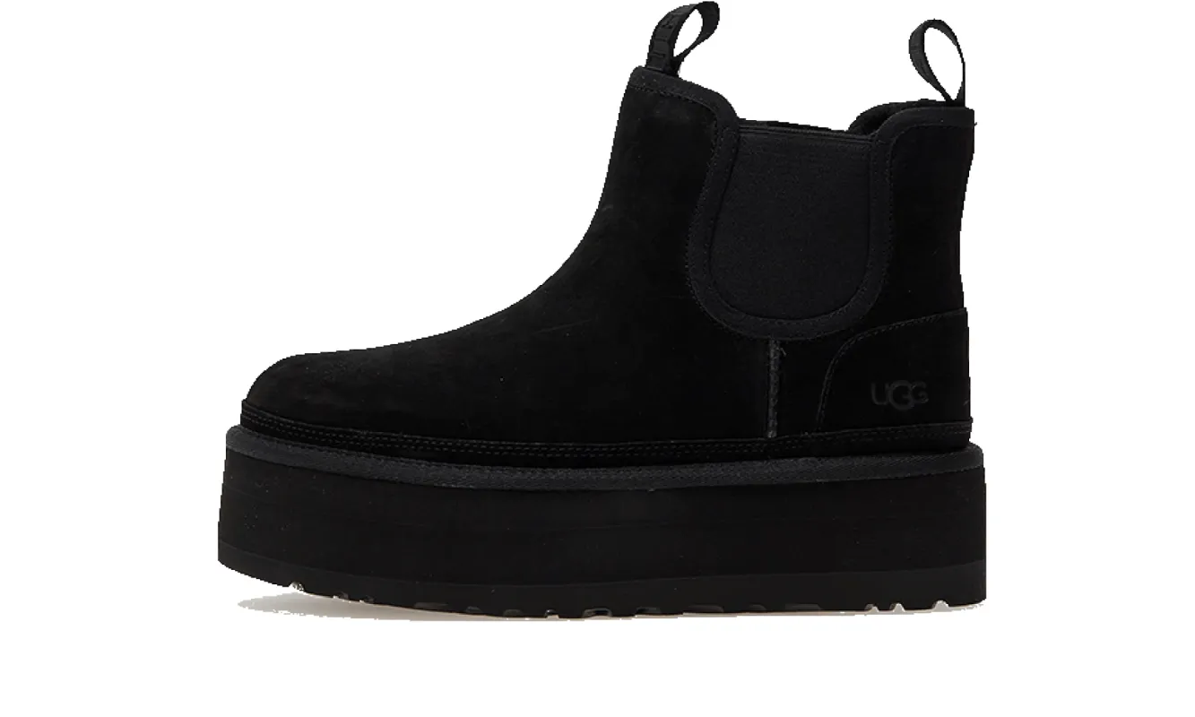 UGG Neumel Platform Chelsea Boot Black sold by Addict Sneakers