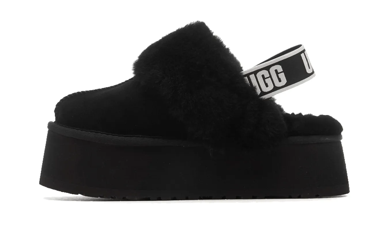 UGG Funkette Slipper Black sold by Addict Sneakers