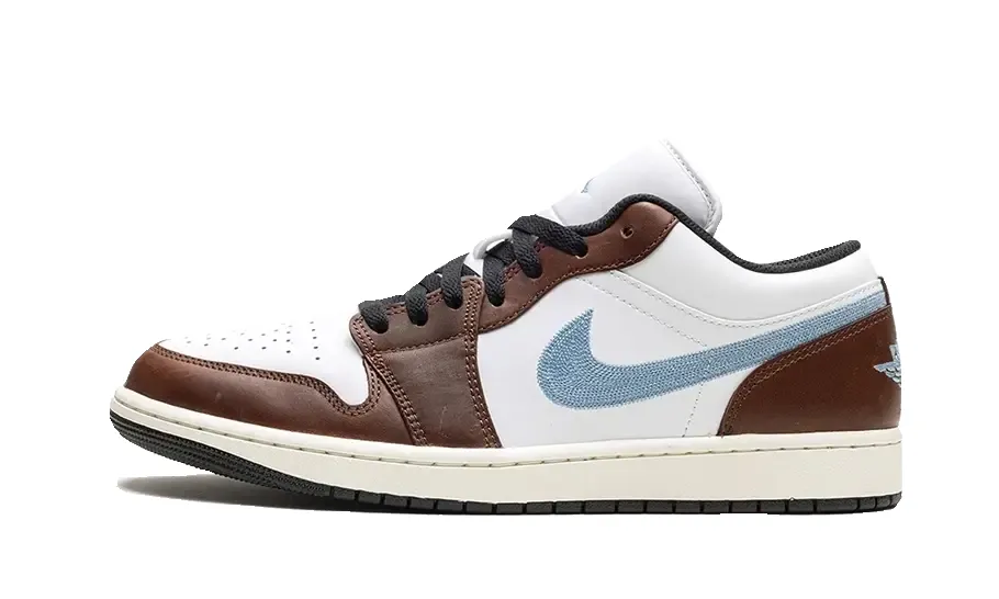 Air Jordan 1 Retro Low Brown Blue Grey sold by Addict Sneakers