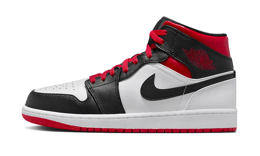 Air Jordan 1 Mid Gym Red Black Toe sold by Addict Sneakers