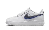 Nike Air Force 1 Low Impact Next Nature Double Swoosh White Black Blue sold by Addict Sneakers