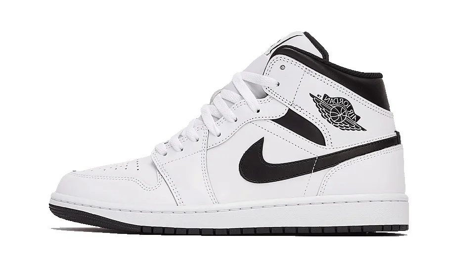 Air Jordan 1 Mid White Black sold by Addict Sneakers
