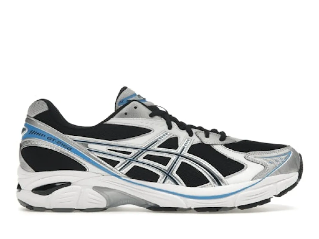 ASICS GT-2160 Black Pure Silver Bright Blue sold by Addict Sneakers