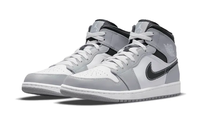 Air Jordan 1 Mid Light Smoke Grey Anthracite sold by Addict Sneakers product image thumbnail 2