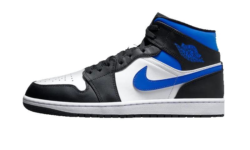 Air Jordan 1 Mid White Black Racer Blue sold by Addict Sneakers