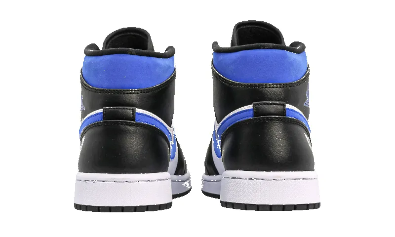 Air Jordan 1 Mid White Black Racer Blue sold by Addict Sneakers product image thumbnail 3