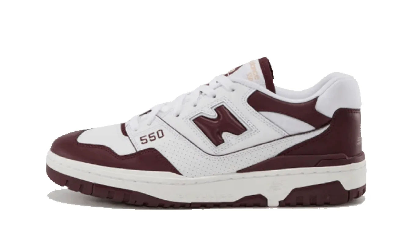 New Balance 550 White Burgundy sold by Addict Sneakers