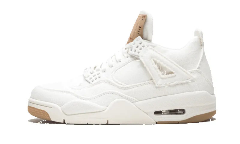 Air Jordan 4 Retro Levis White sold by Addict Sneakers