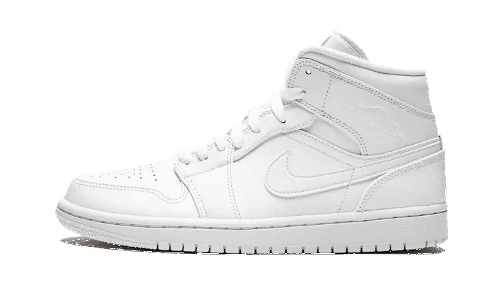Air Jordan 1 Mid Triple White sold by Addict Sneakers