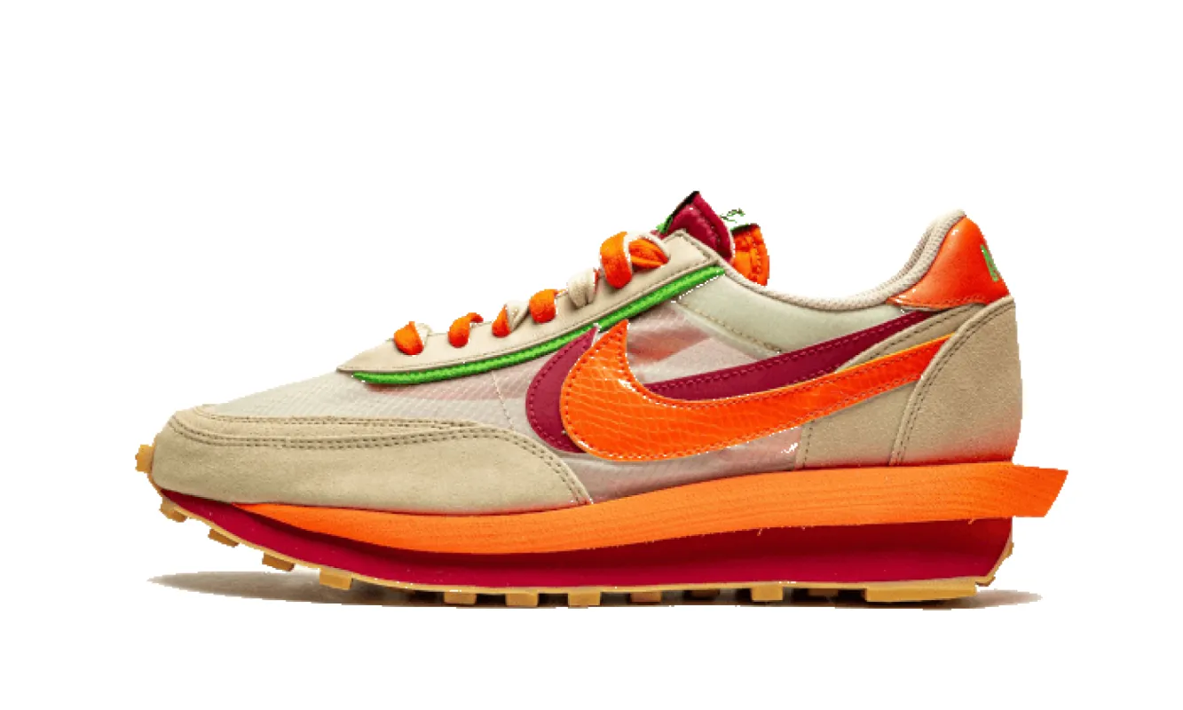 Nike Ld Waffle Sacai Clot Net Orange Blaze sold by Addict Sneakers
